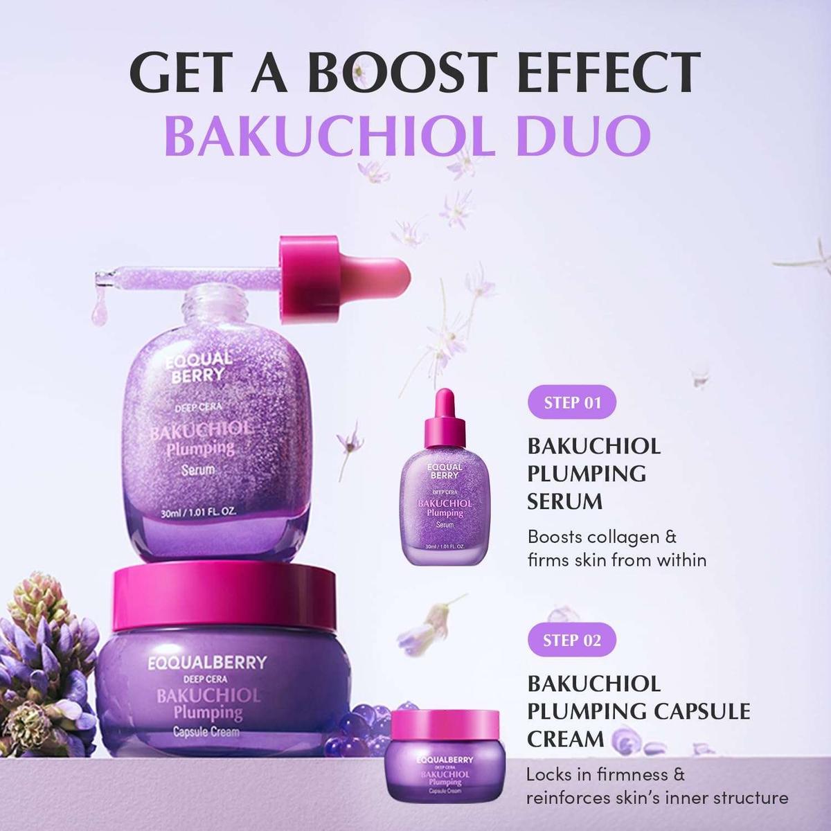 EQQUALBERRY Bakuchiol Duo Sérum et crème visage Exclusive Kit