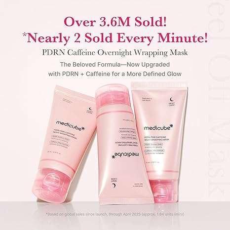Medicube Overnight Glow Mask Trio Masque visage Exclusive Kit