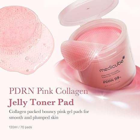 Medicube Pink PDRN Day & Night Care Duo Masque et disques hydratants pour visage Exclusive Kit