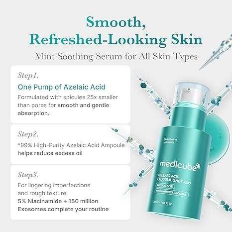 Medicube Azelaic Acid Exosome Shot 7500 Serum visage 30ml