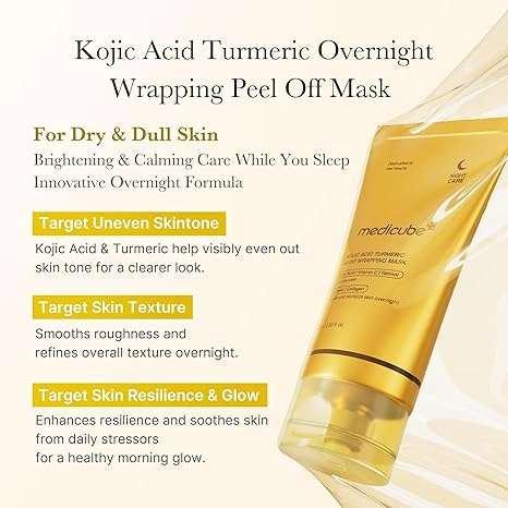 Medicube Overnight Glow Mask Trio Masque visage Exclusive Kit