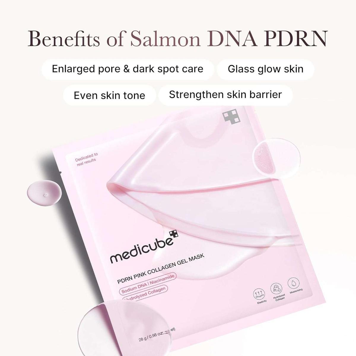 Medicube PDRN Pink Collagen Gel Mask Set Masque gel 4 pieces