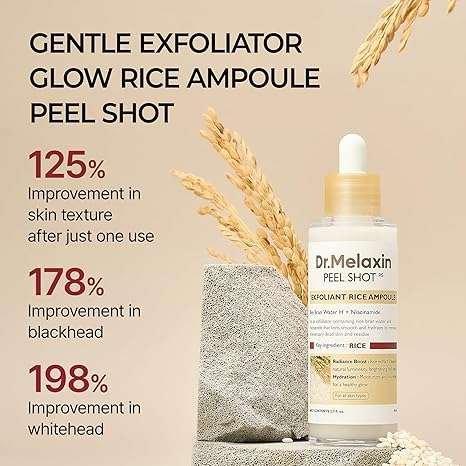 Dr.Melaxin Peel Shot Exfoliating White Rice Ampoule 80ml
