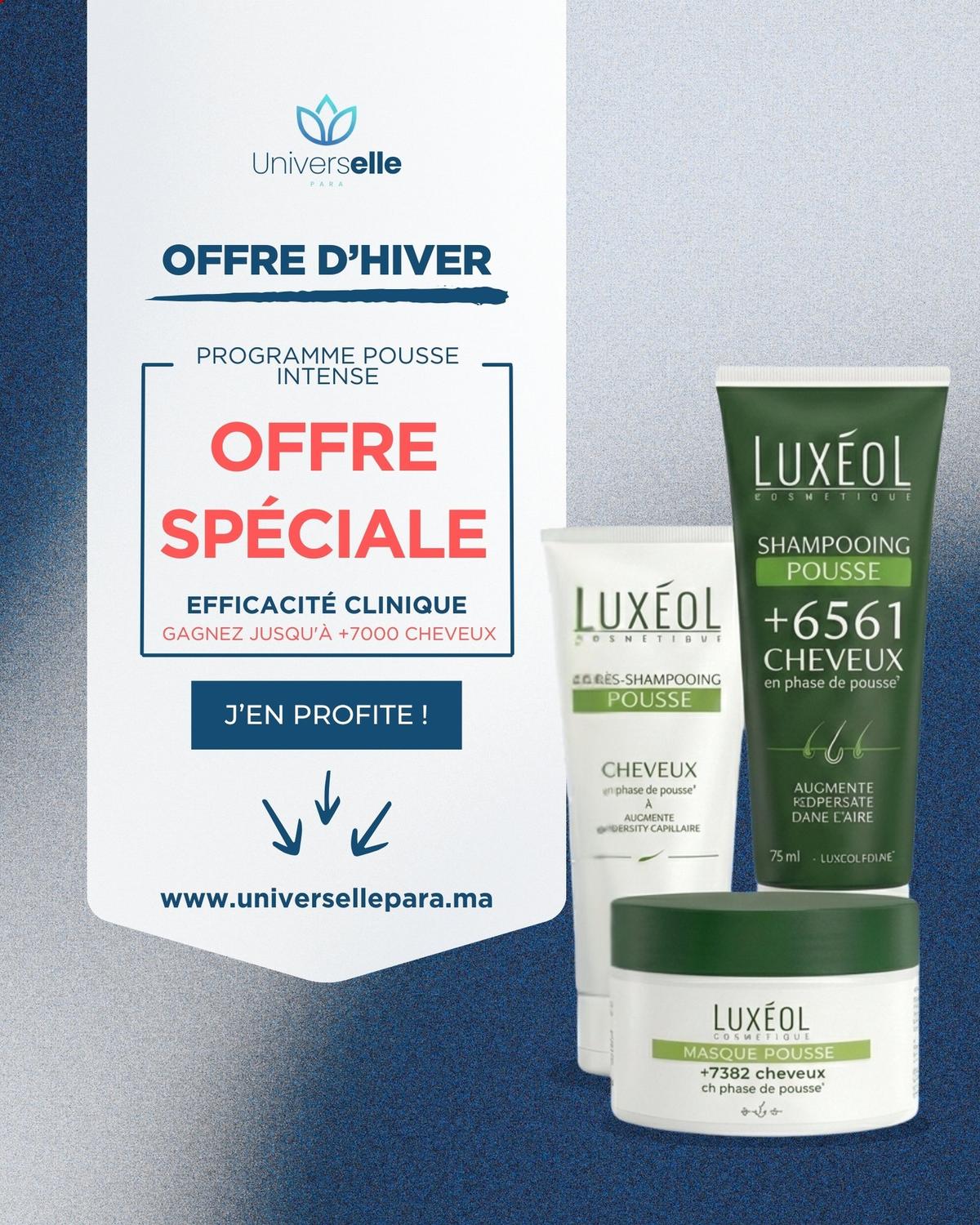 Programme Pousse Intense Luxéol Offre Spéciale Cheveux