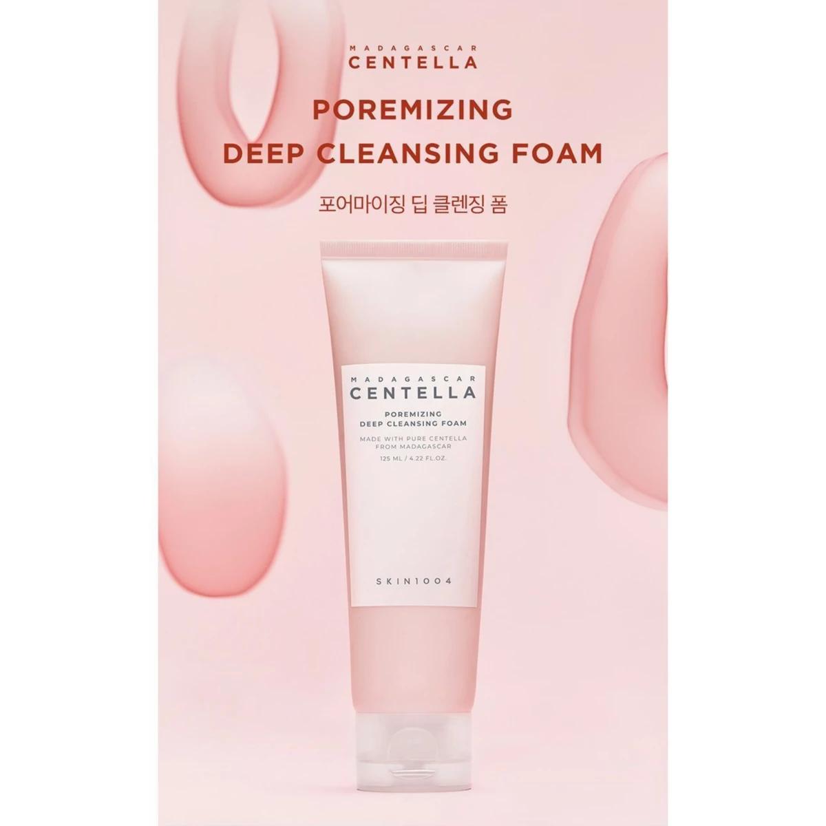 Skin1004 Madagascar Centella Poremizing Deep Cleansing Foam Gel nettoyant -125 ml