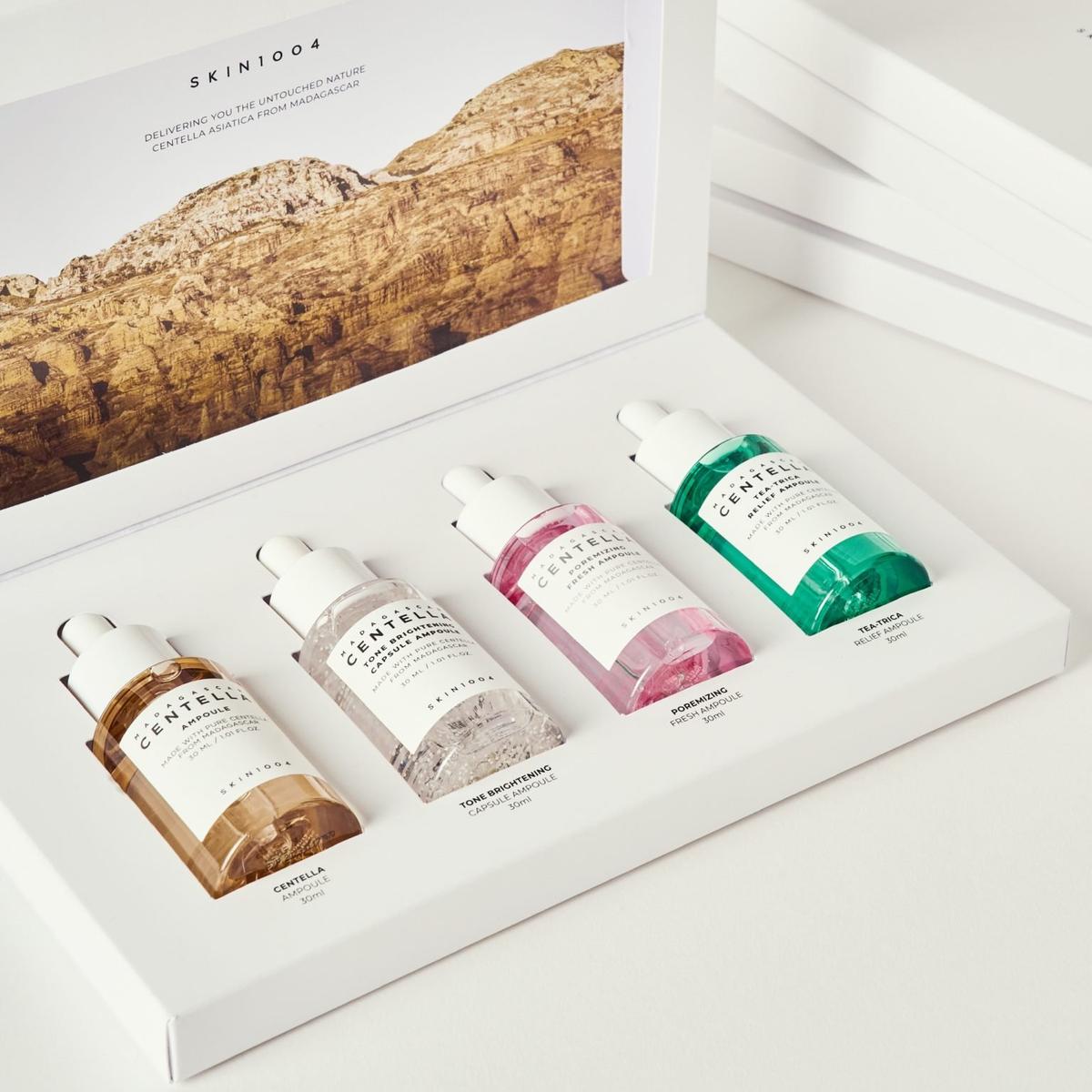 Skin1004 Madagascar Centella Ampoule Kit 30 ml* 4 unités Kits de marques officielles