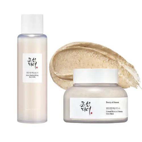 Beauty of Joseon Glow Charging Rice Duo Tonique hydratant et masque Exclusive kit