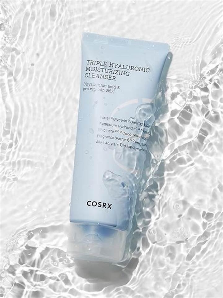 COSRX Hydrium Triple Hyaluronic Moisturizing Cleanser Gel nettoyant 150 ml