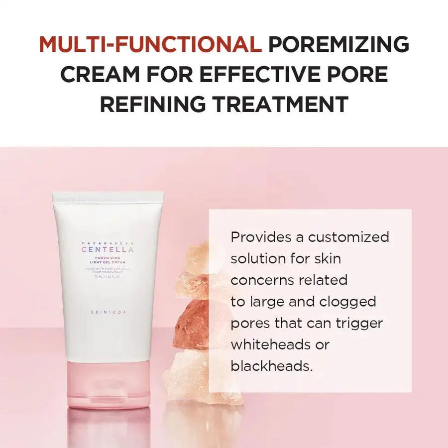 Skin1004 Madagascar Centella Poremizing Light Gel Cream Crème Visage 75 ml