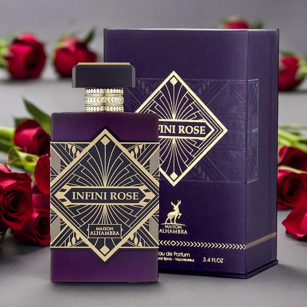 Maison Alhambra INFINI ROSE DE Eau De Parfum Pour Femmes et Hommes 100ml