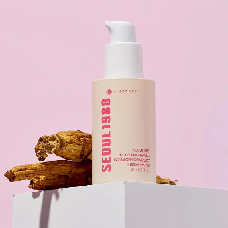 K-SECRET- SEOUL 1988 Boosting Serum : Collagen Complex 7 + Red Ginseng 3 30ml