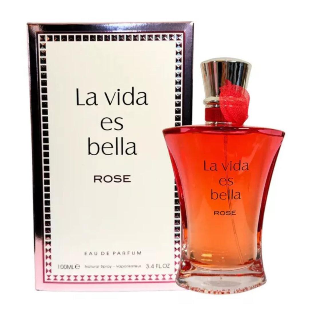 Fragrance World La Vida Es Bella Rose Eau De Parfum Pour Femme 100ml