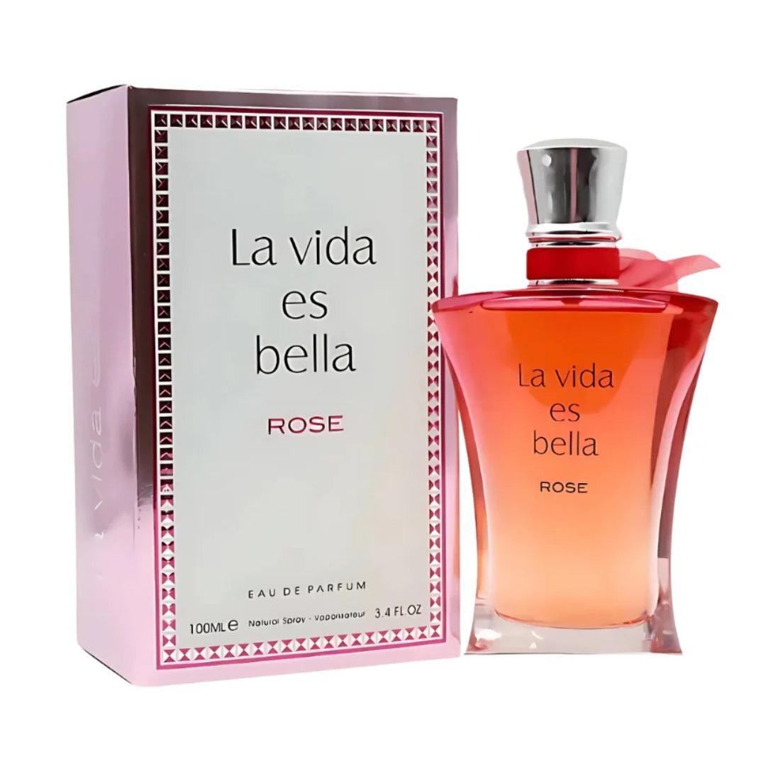 Fragrance World La Vida Es Bella Rose Eau De Parfum Pour Femme 100ml