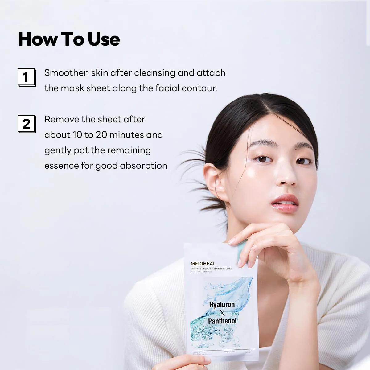MEDIHEAL DERMA SYNERGY WRAPPING MASK_MOISTURE 1 EA 25ml