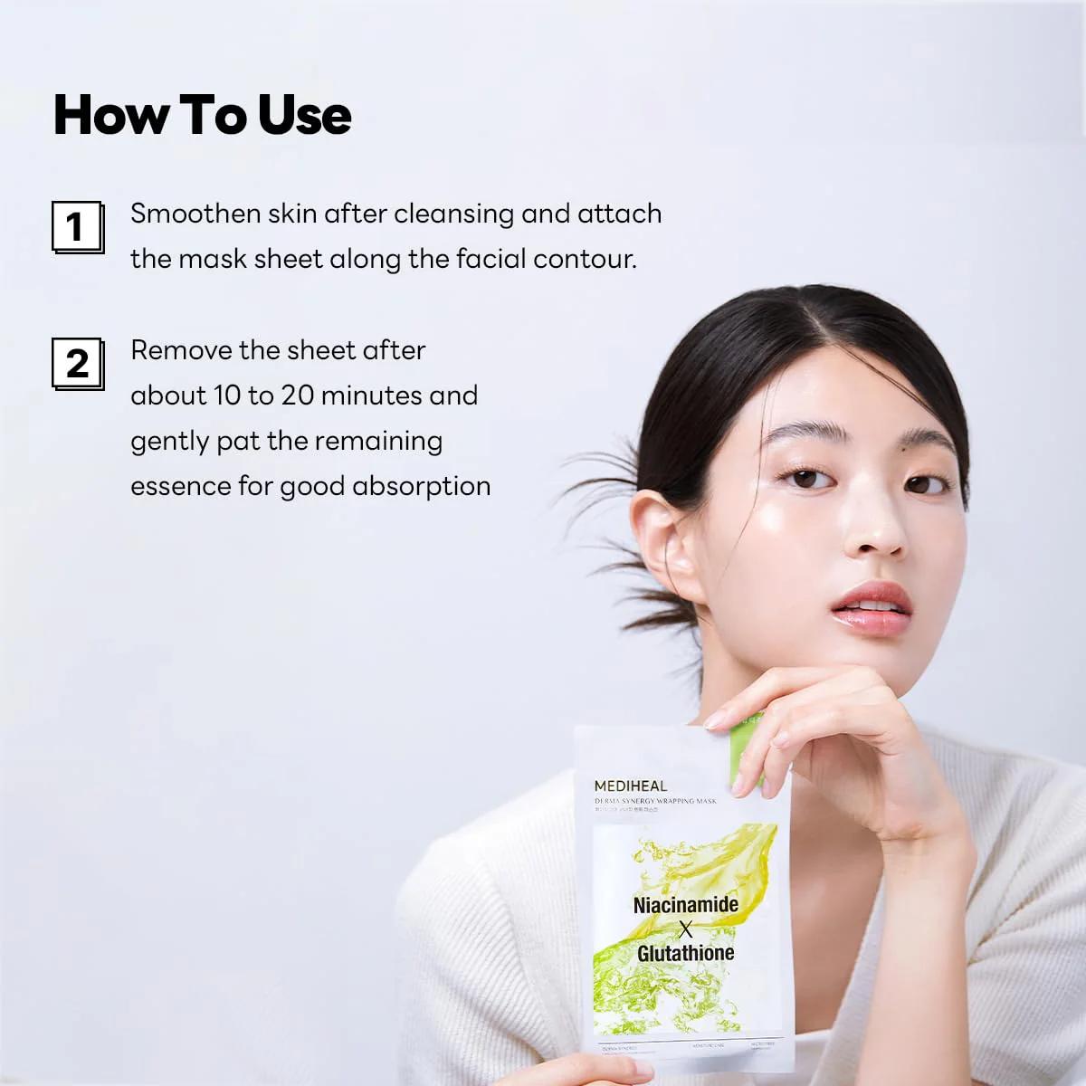 MEDIHEAL DERMA SYNERGY WRAPPING MASK BLEMISH 1 EA 25ml
