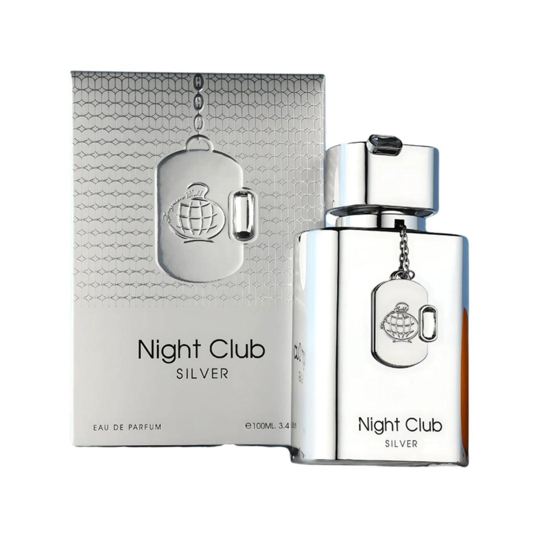 Fragrance World Night Club SILVER Eau De Parfum Pour Homme 100ml