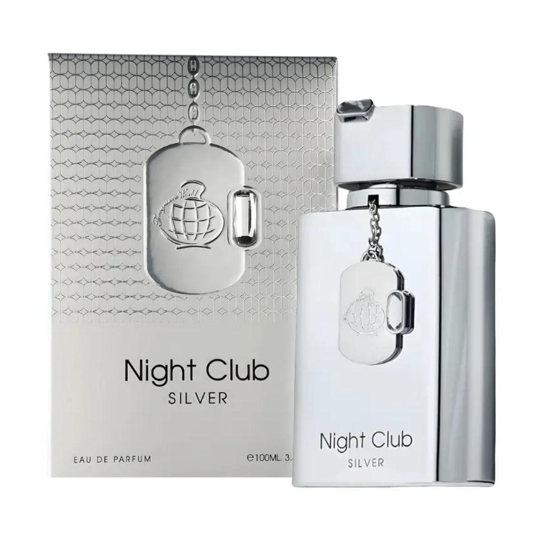 Fragrance World Night Club SILVER Eau De Parfum Pour Homme 100ml