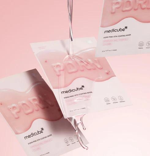 Medicube PDRN Pink Vita Coating Mask- Masque hydratant 22g