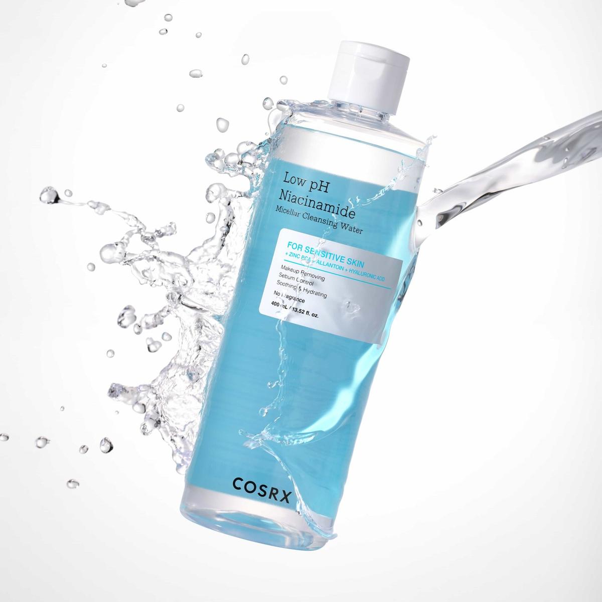 COSRX Low pH Niacinamide Micellar Cleansing Water Eaux Micellaires 400 ml