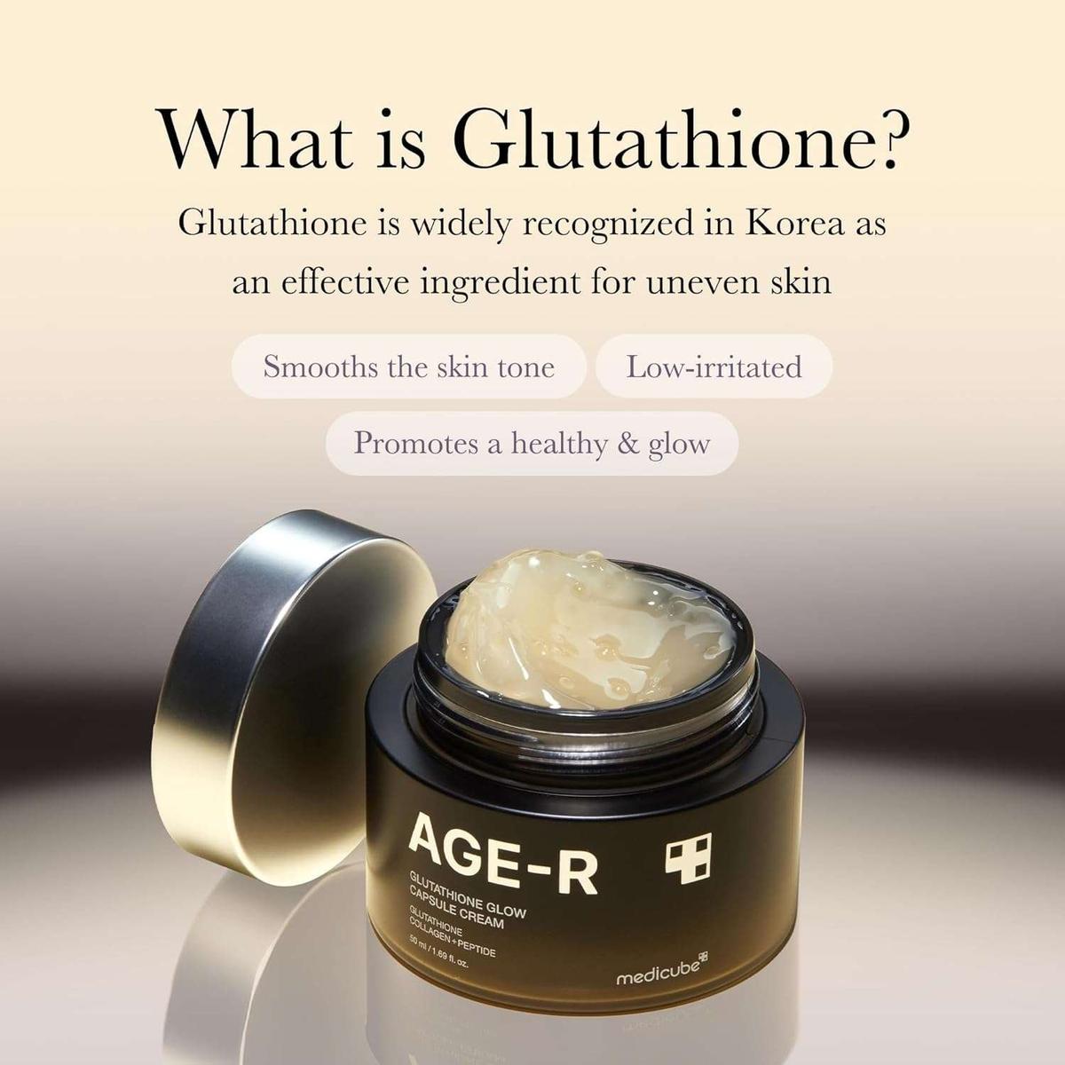 Medicube AGE-R Glutathione Glow Capsule Cream Crème Visage 50ml