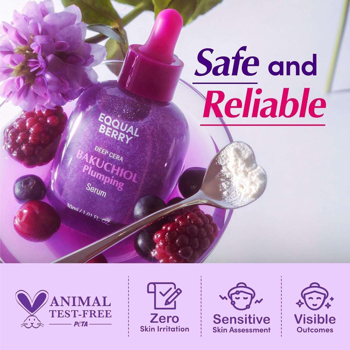 EQQUALBERRY Bakuchiol Plumping Serum Sérum -30 ml