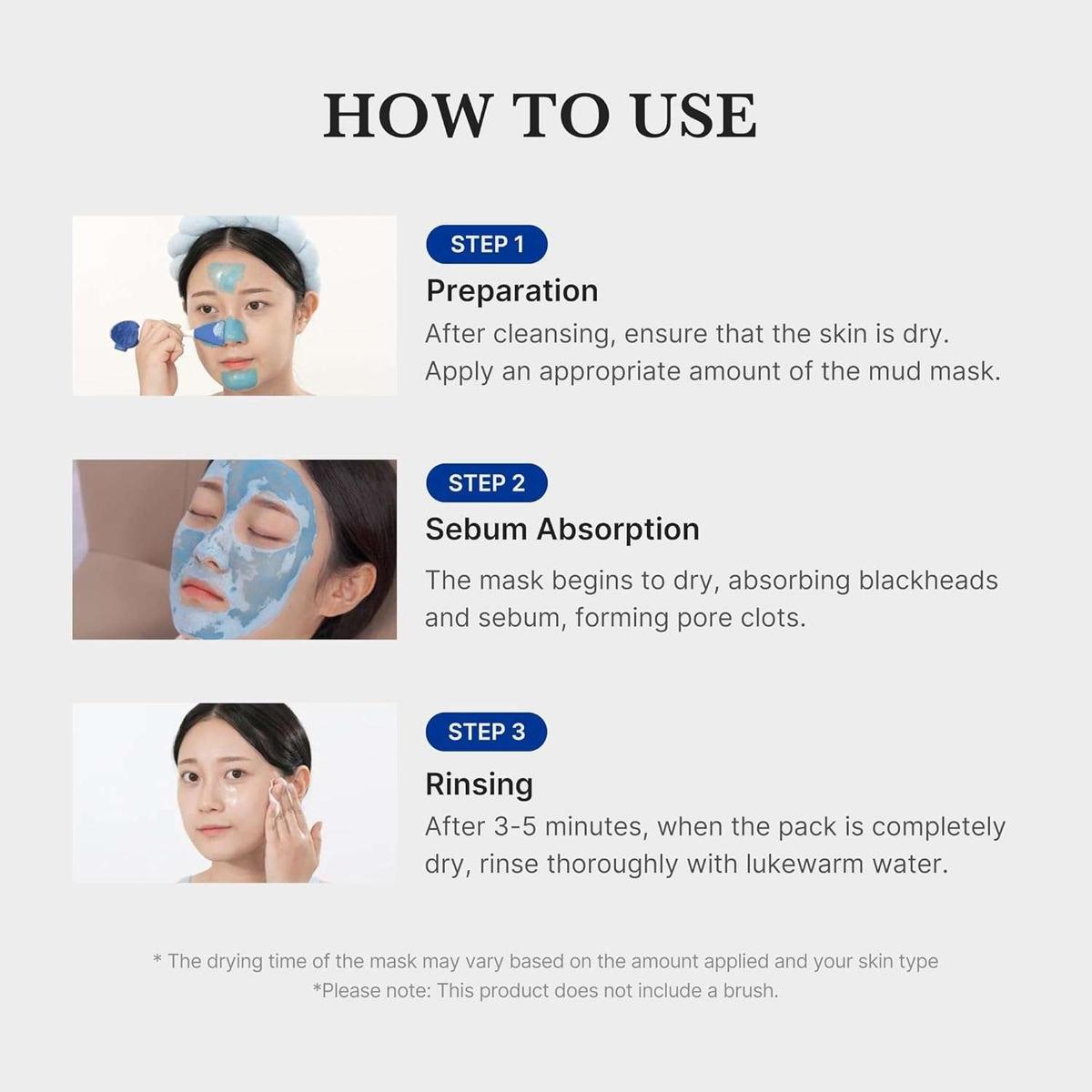 Medicube Zero Pore Blackhead Mud Mask Masque Visage 100g