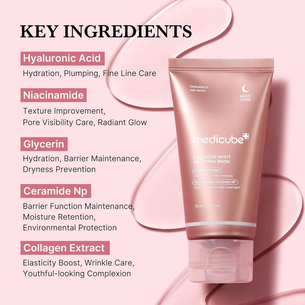 Medicube Collagen Night Wrapping Mask Masque de nuit 75ml