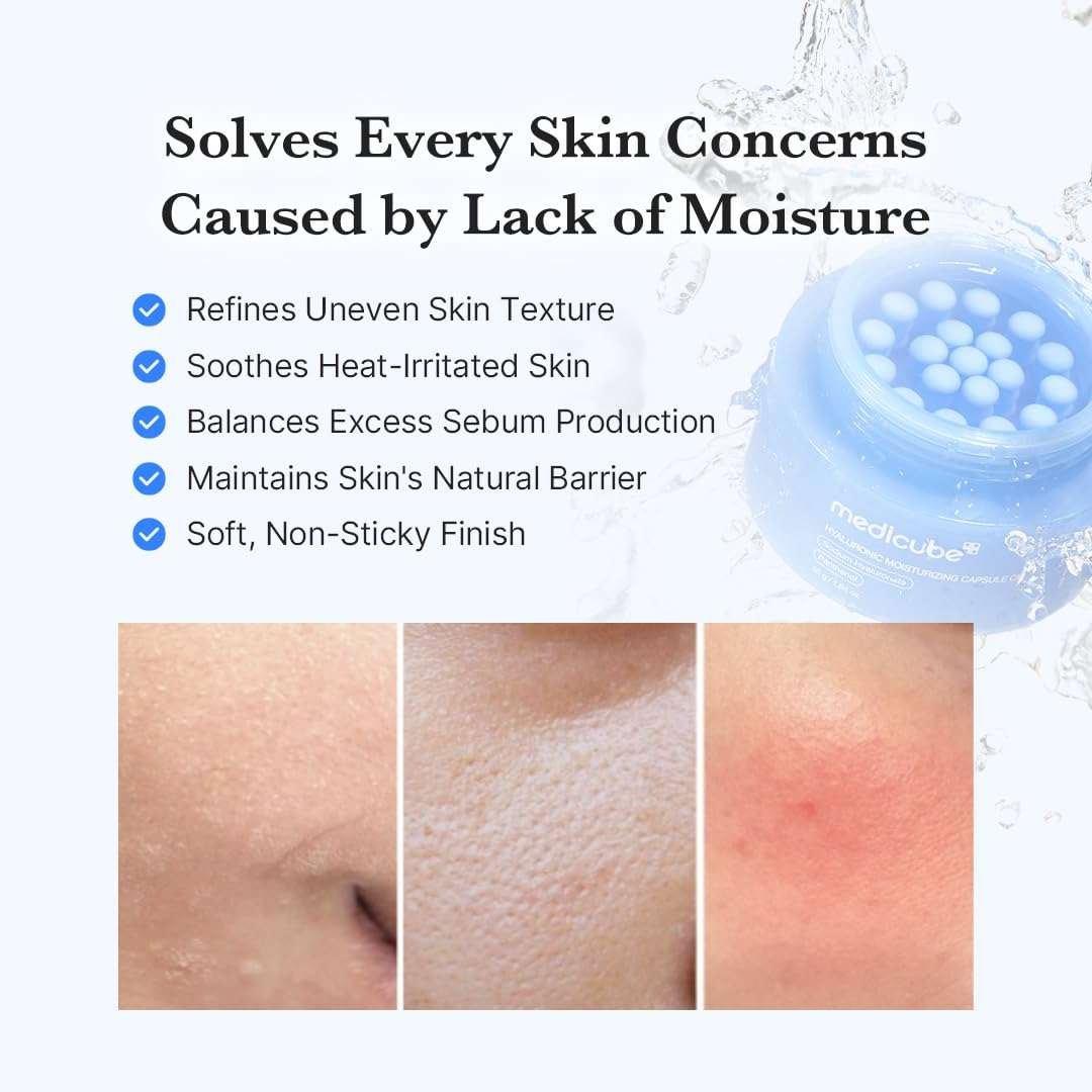 Medicube Hyaluronic Moisturizing Capsule Cream Crème Visage 55g