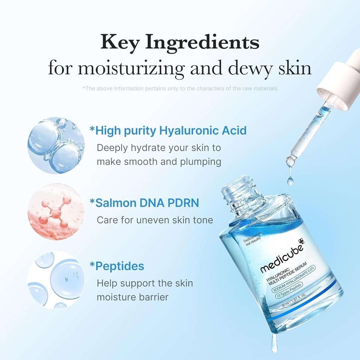 Medicube Hyaluronic Multi Peptide Serum Sérum Visage 30ml