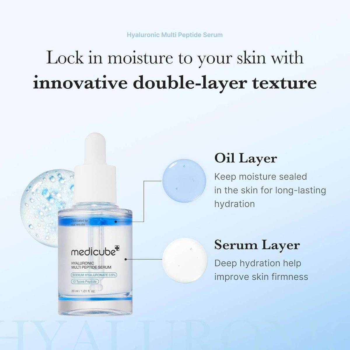 Medicube Hyaluronic Multi Peptide Serum Sérum Visage 30ml