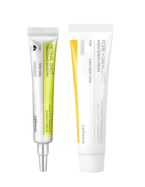 Celimax The Vita Retinal Booster + Pore Dark Spot Cream Sérum et Crème visage Exclusive Kit