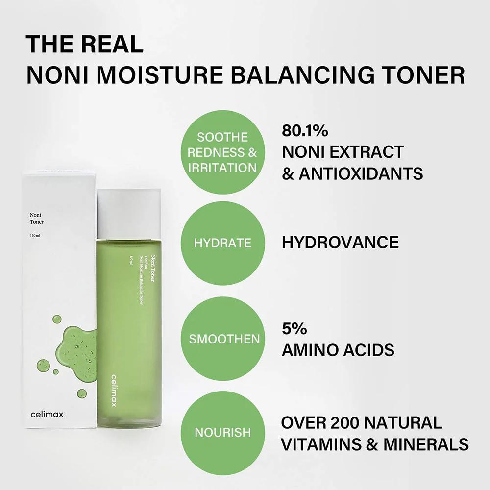 Celimax The Real Noni Moisture Balancing Toner Eau tonifiante 150ml
