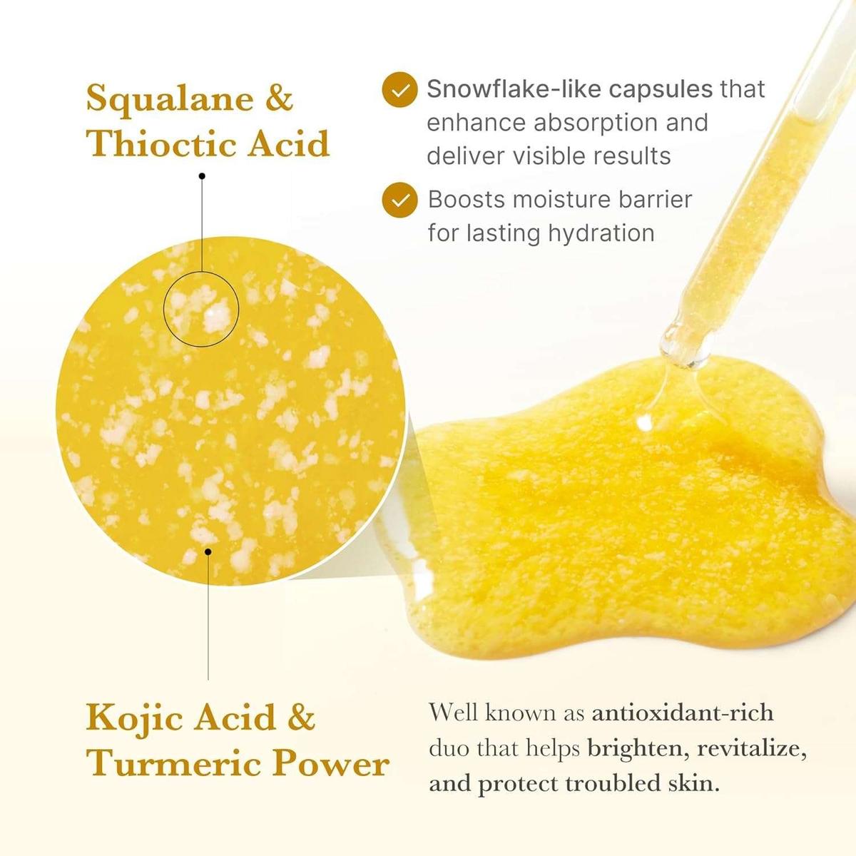 Medicube Kojic Acid Turmeric Niacinamide Serum Sérum Visage 30ml