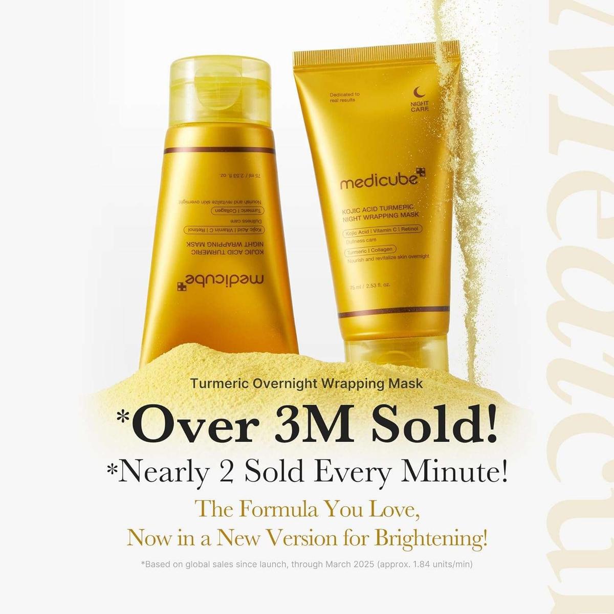Medicube Kojic Acid Turmeric Night Wrapping Mask Masque de nuit 75 ml
