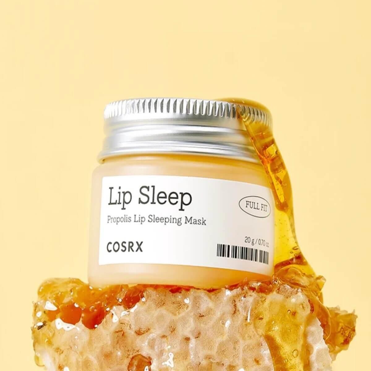 COSRX Full Fit Propolis Lip Sleeping Mask Masque de nuit pour les lèvres 20g