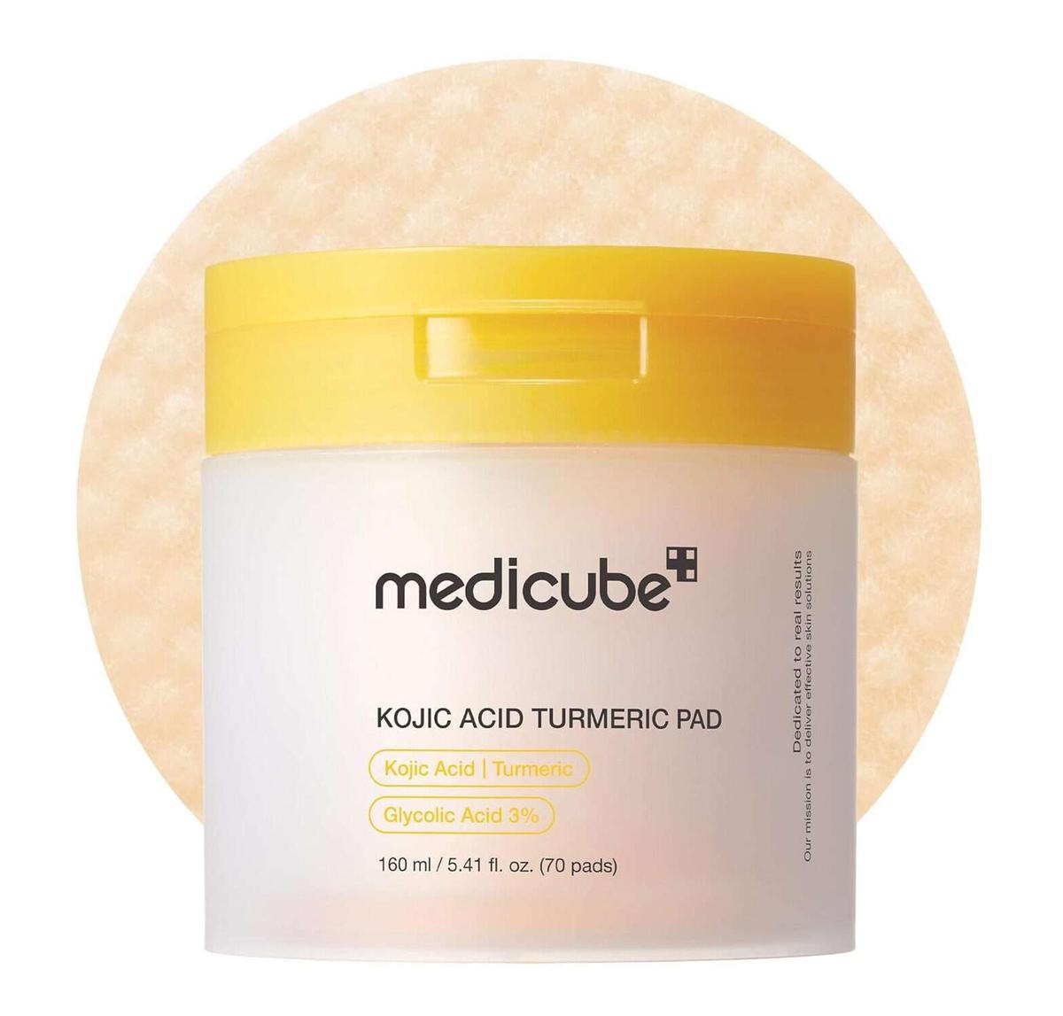Medicube Kojic Acid Turmeric Pad Disques Toniques 70 Pads