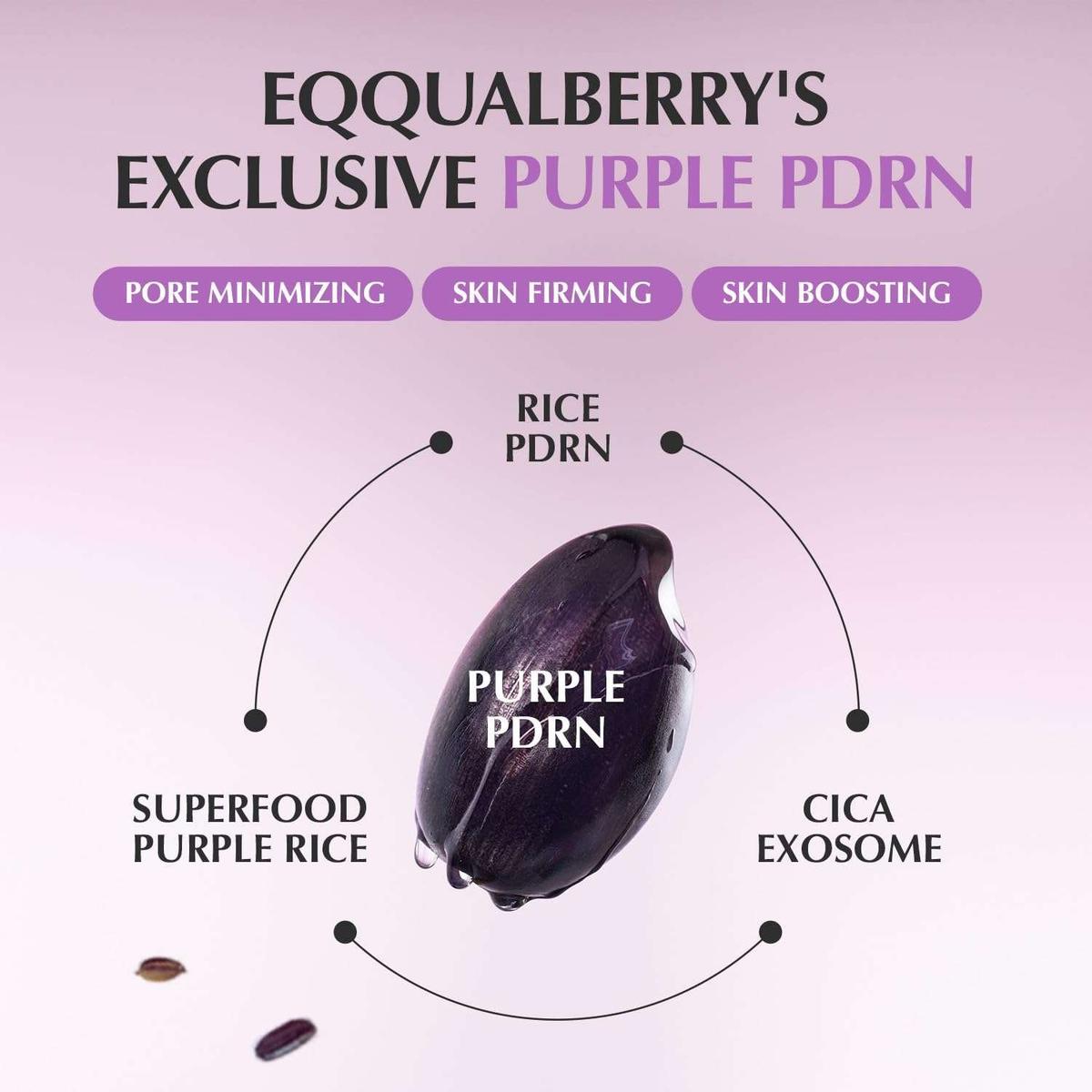 EQQUALBERRY Purple PDRN Pore Minimizing Serum Sérum -30 ml