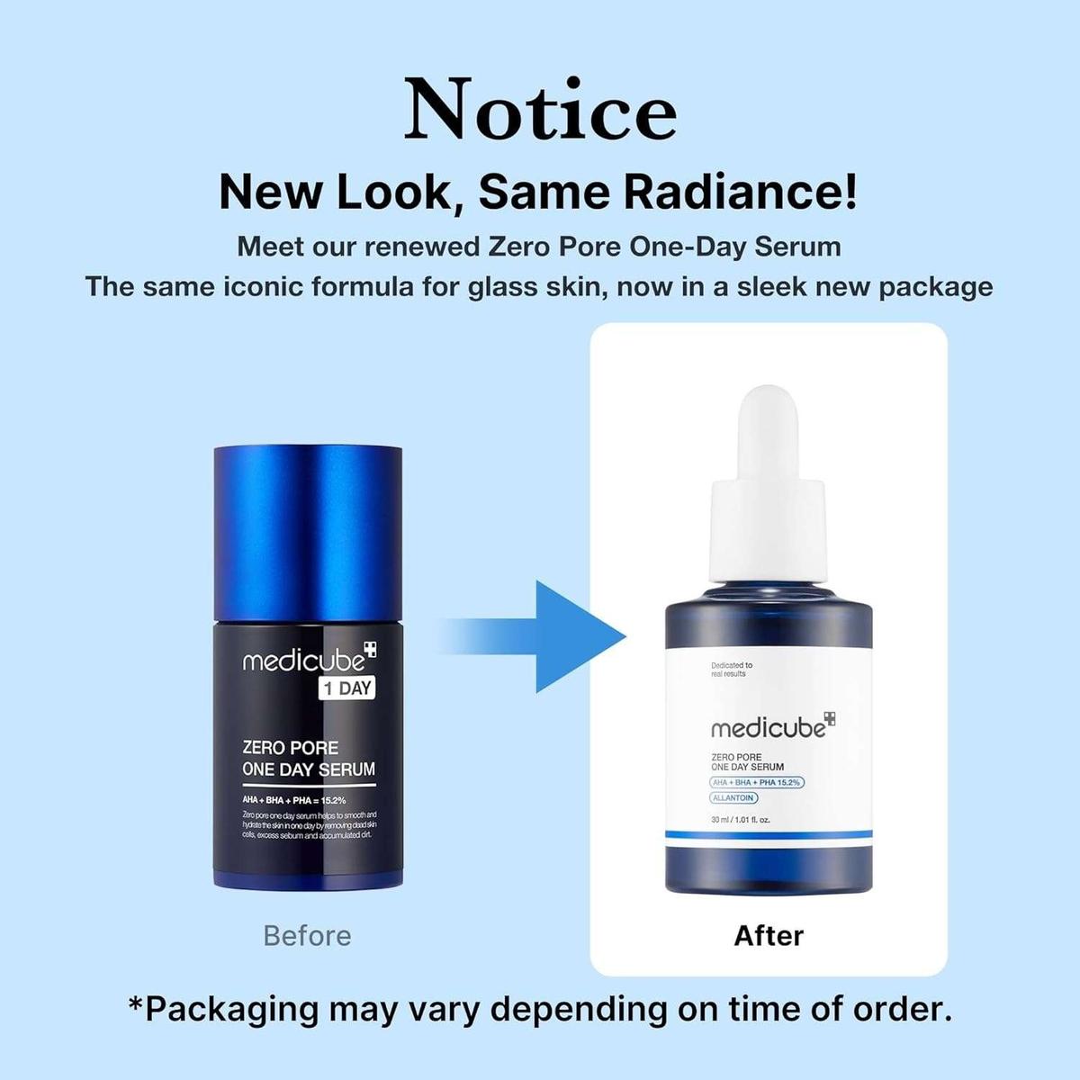 Medicube Zero Pore One Day Serum Sérum Visage 30ml