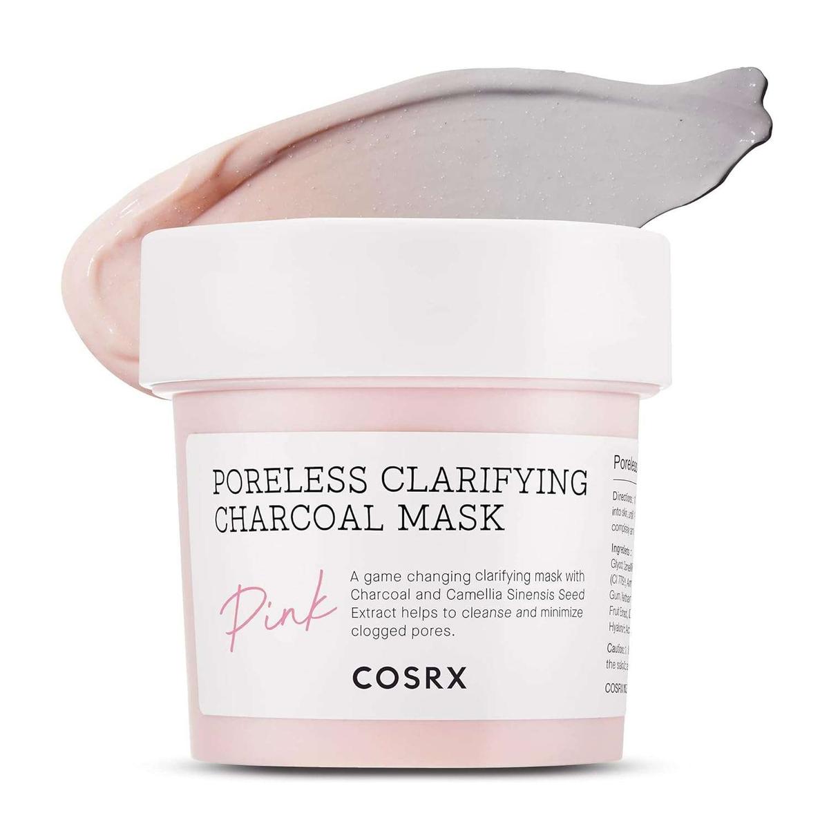 COSRX Poreless Clarifying Charcoal Mask Pink Masque visage 110g