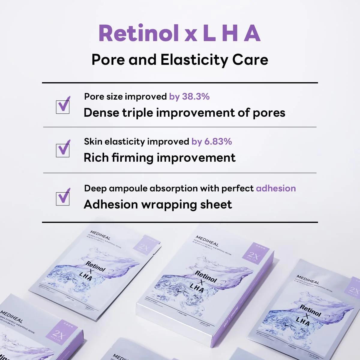 MEDIHEAL DERMA SYNERGY WRAPPING MASK PORE 1 EA- 25ml