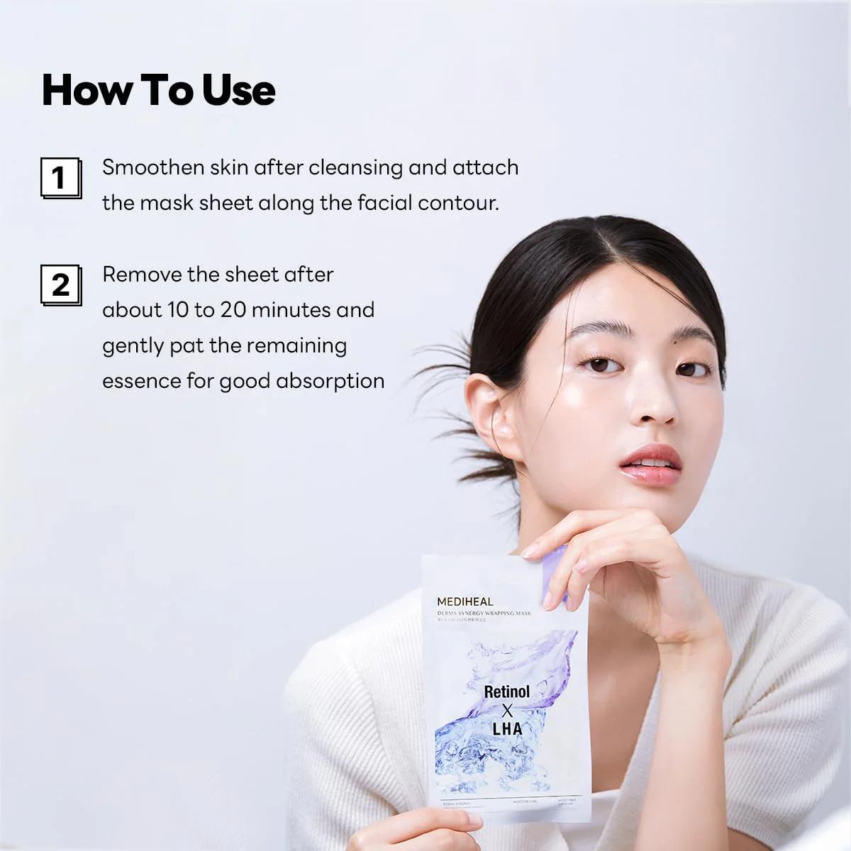 MEDIHEAL DERMA SYNERGY WRAPPING MASK PORE 1 EA- 25ml