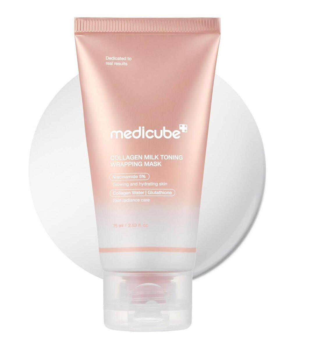 Medicube Collagen Milk Toning Wrapping Mask Masque Visage 75ml