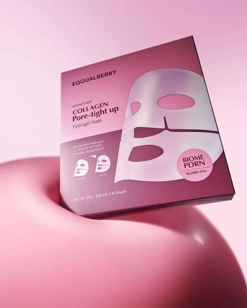 EQQUALBERRY Collagen Pore-tight up Hydrogel Mask Masque gel sachet de 30 G