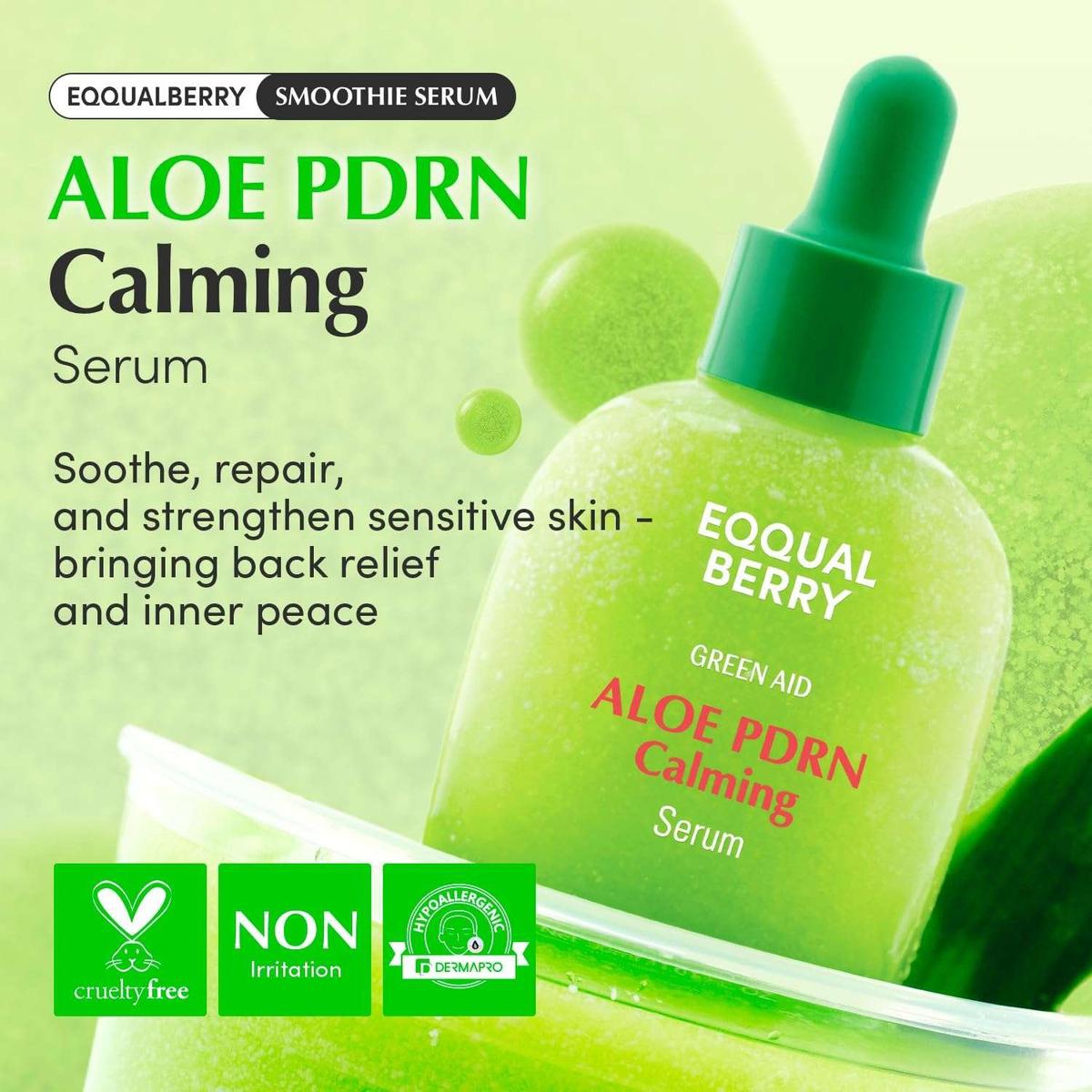 EQQUALBERRY Aloe PDRN Calming Serum Sérum 30 ml