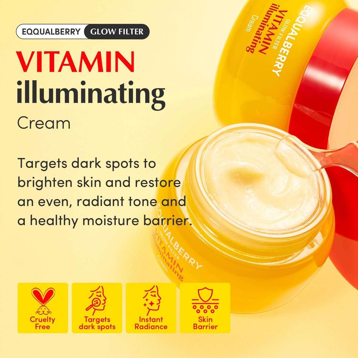 EQQUALBERRY Vitamin Illuminating Cream Crème 50 ml