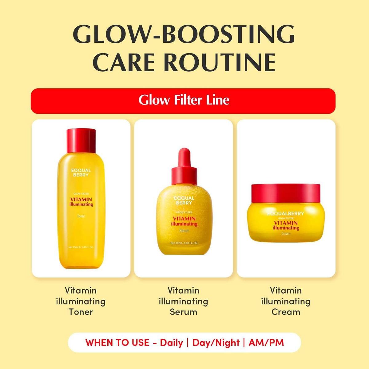 EQQUALBERRY Vitamin Illuminating Cream Crème 50 ml