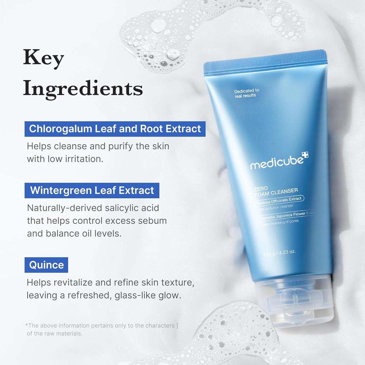 Medicube Zero Foam Cleanser Mousse nettoyante 120ml