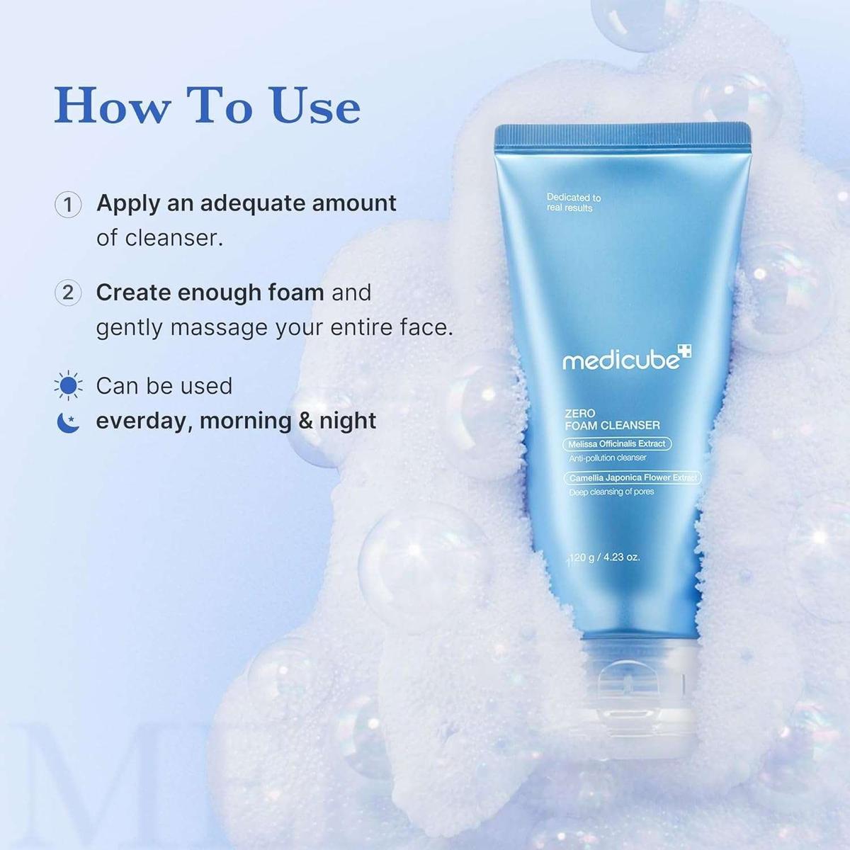 Medicube Zero Foam Cleanser Mousse nettoyante 120ml