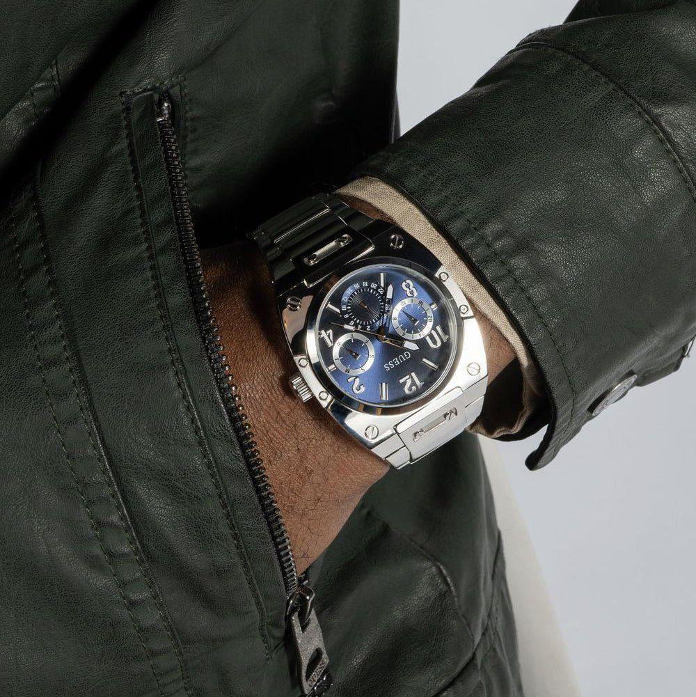 Guess Montre Homme poli subtil