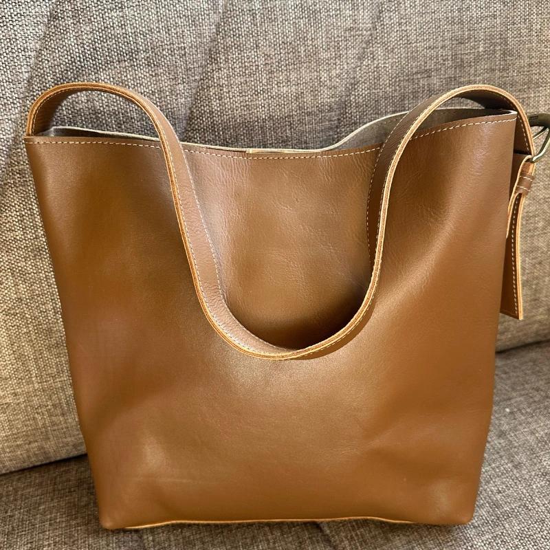Sac Hobo Cuir Souple Femme Porté Épaule Élégant